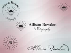 Allison Rowden Photography logo variations