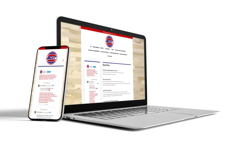 BCAT Hoops Website Mockup