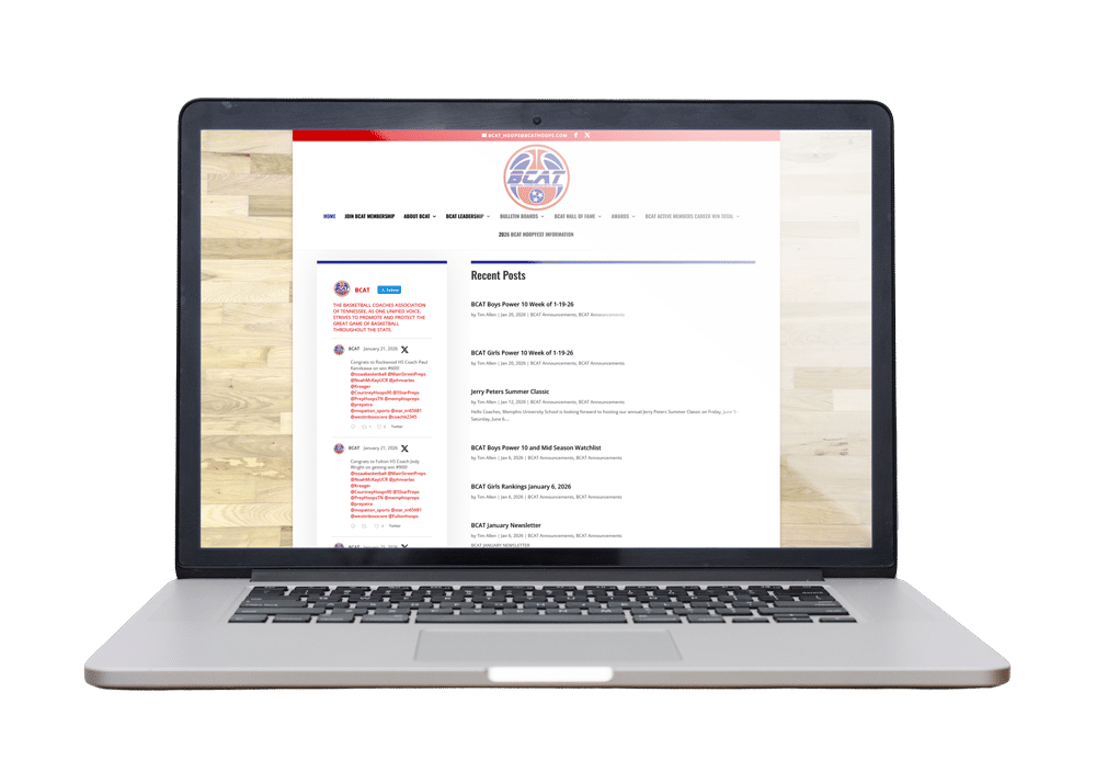 BCAT Hoops WordPress mockup