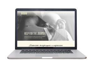 Sage New Parent Care website mockup