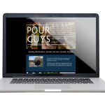 The Pour Guys website mockup