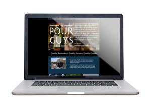 The Pour Guys website mockup