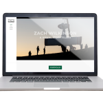 Zach Wilkinson website mockup