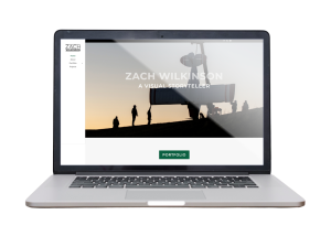 Zach Wilkinson website mockup