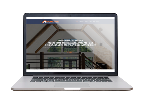 Blalock & Murray General Contractors WordPress website mockup